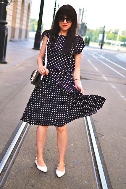 Čiernobiele bodky_outfit_Katharine-fashion is beautiful_Katarína Jakubčová_Fashion blogger