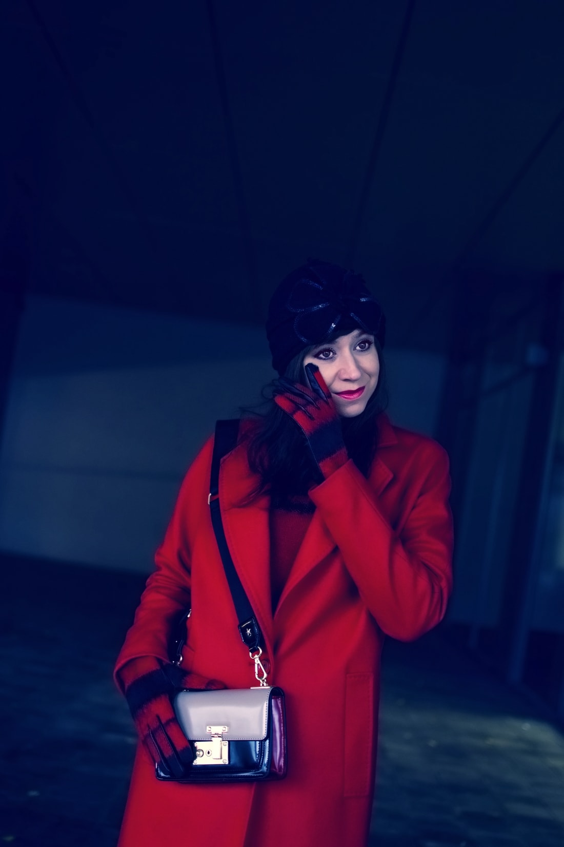 Prajem vám_Katharine-fashion is beautiful_Červený kabát Zara_Červený vzorovaný sveter More&More_Vianoce_Katarína Jakubčová_Fashion blogger